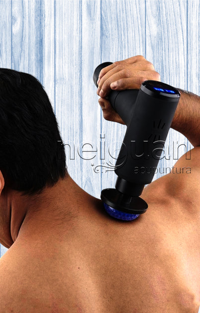 Masajeador Muscular Eléctrico Pistola Massage Gun Calor Frio Color